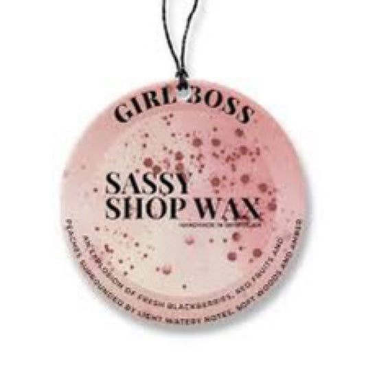 Sassy Scents Girl Boss Hanging Car Freshener