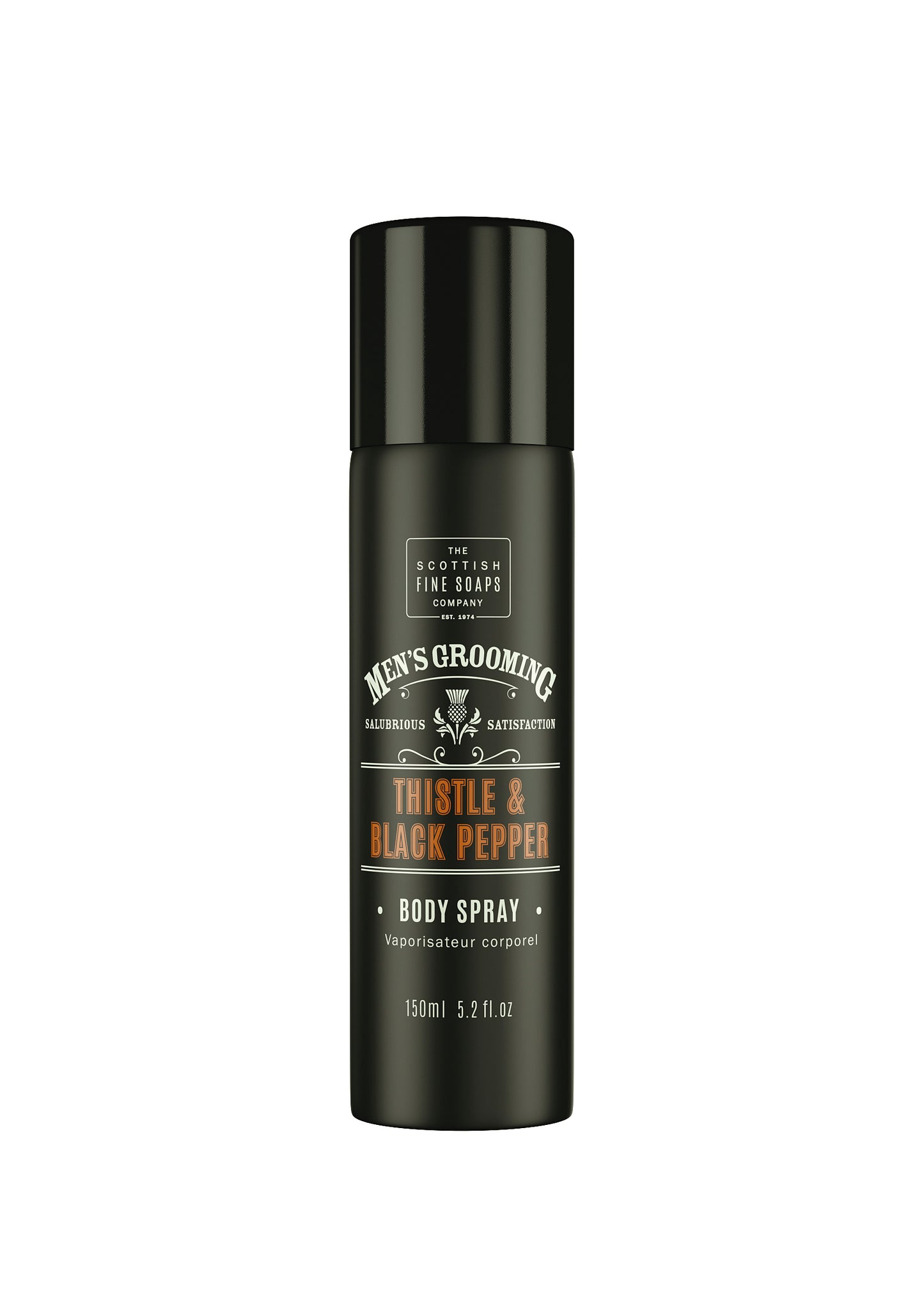 Scottish Fine Soaps thistle & black pepper body spray 150ml