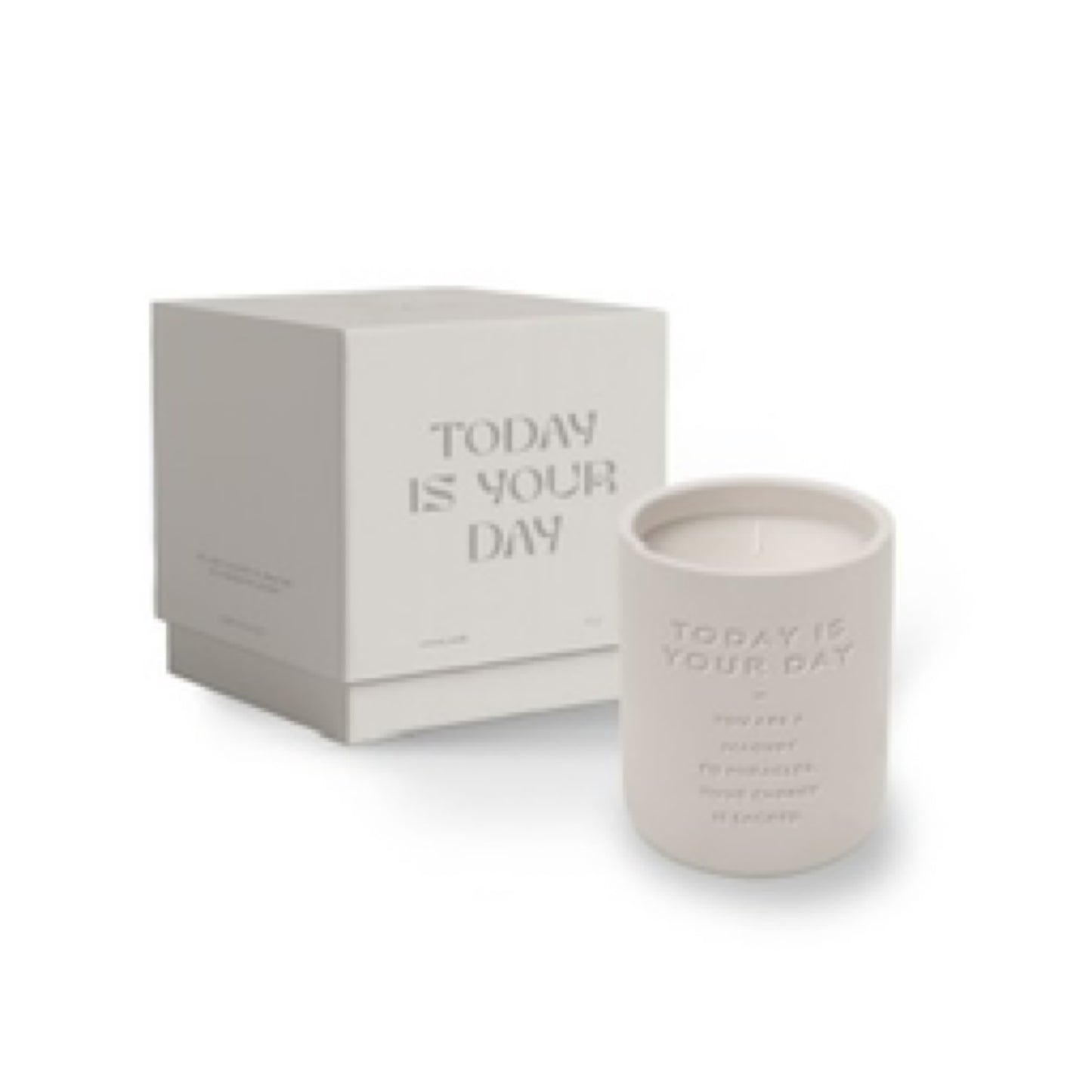 The Gift Label CEMENTED CANDLE - TODAY IS YOUR DAY 360 gr