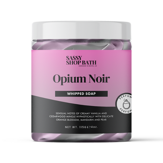 Sassy Scents Opium Noir whipped soap 115g