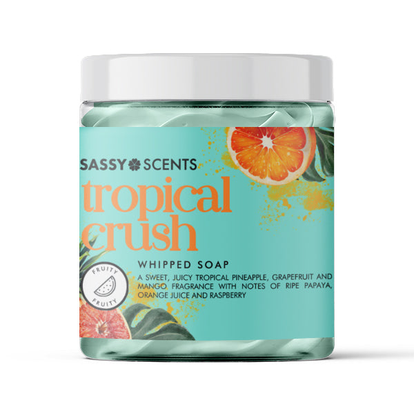 Sassy Scents Tropical Crush whipped Soap