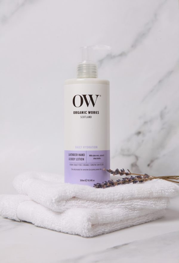 Organic Works Lavender Hand & body lotion with vitamin E 300ml