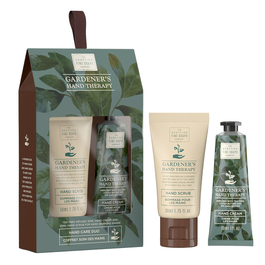 The Scottish Fine Soaps Company Gardeners Hand Therapy Hand Care Duo