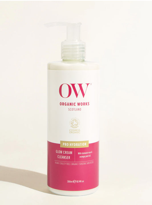 Organic Works glow cream cleanser with vitamin C 300ml