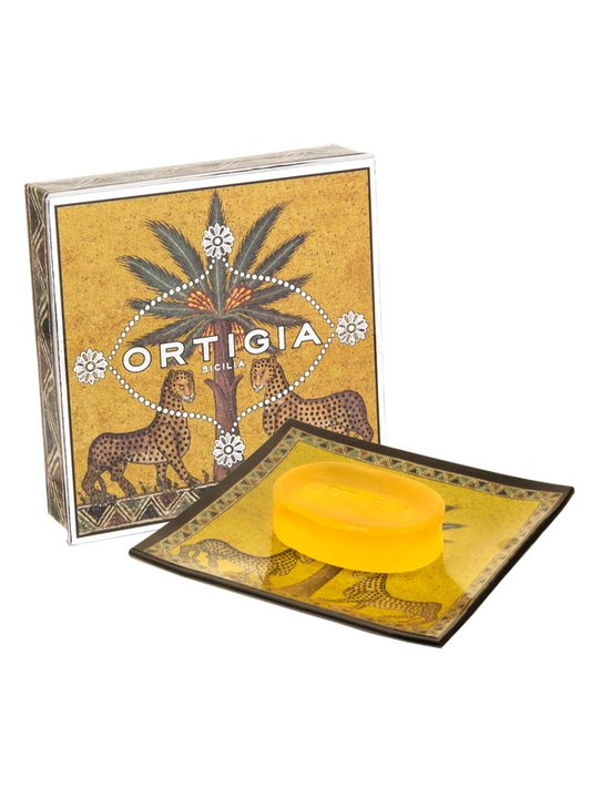 Ortigia Sicilia Zagara Soap and Soap Dish Set