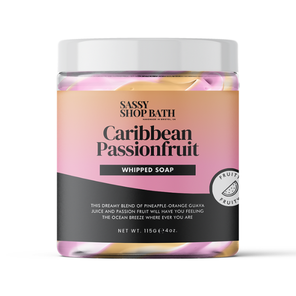 Sassy Scents Caribbean Passionfruit Whipped Soap 115g