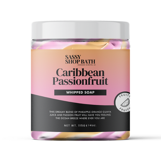 Sassy Scents Caribbean Passionfruit Whipped Soap 115g