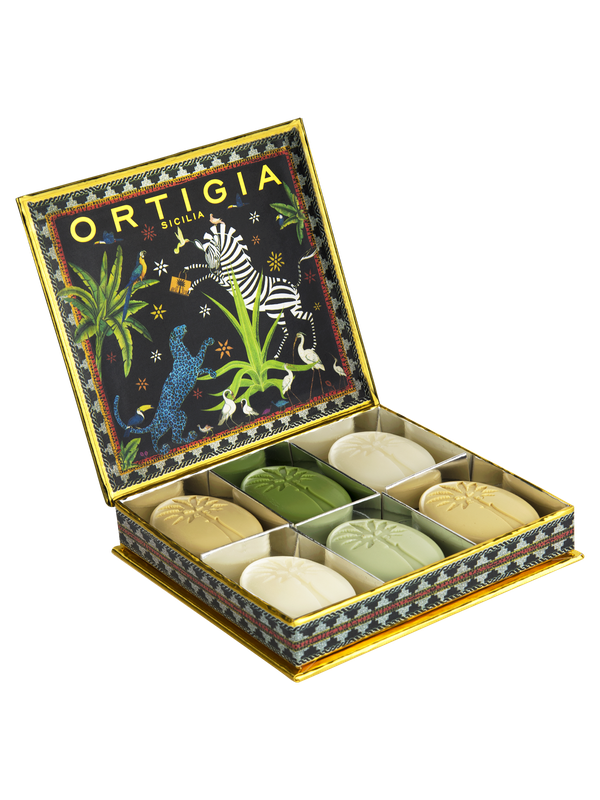 Ortigia Sicilia Jungle Assorted Soap - 6 Olive Oil Soaps