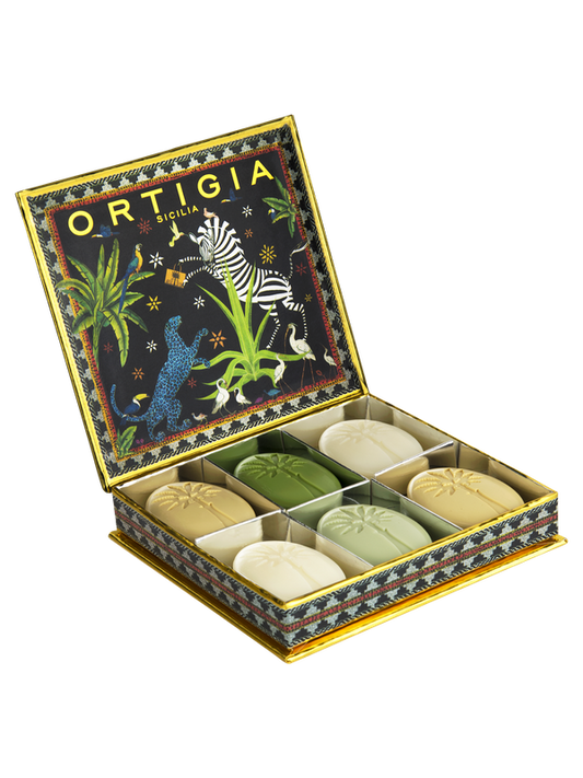 Ortigia Sicilia Jungle Assorted Soap - 6 Olive Oil Soaps