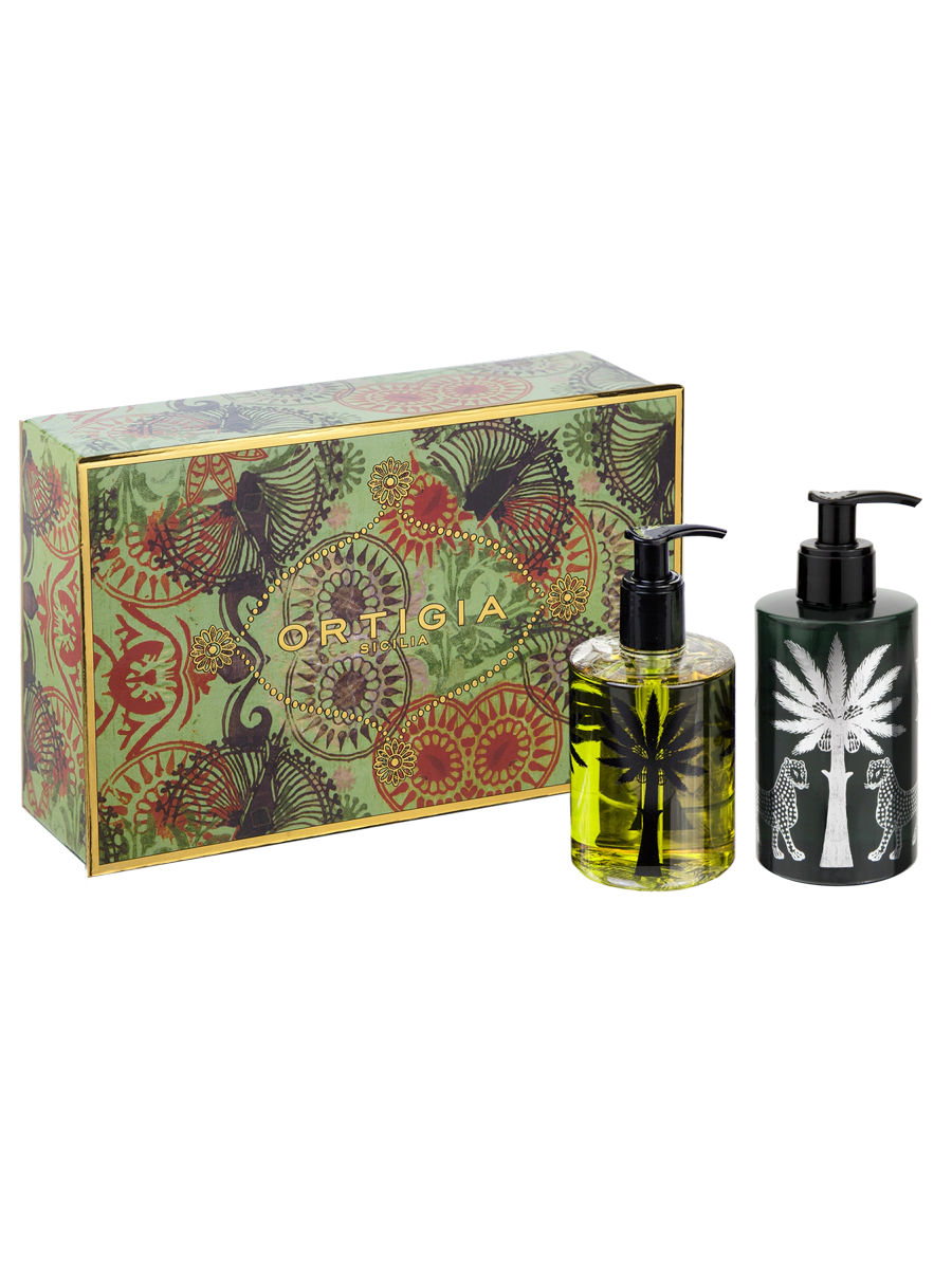 Ortigia Sicilia Fico d'India Liquid Soap & Body Cream Box