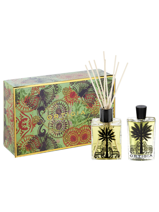 Ortigia Sicilia Fico d’India Casa Box – Diffuser 200ml & Room Essence 100ml Gift Set