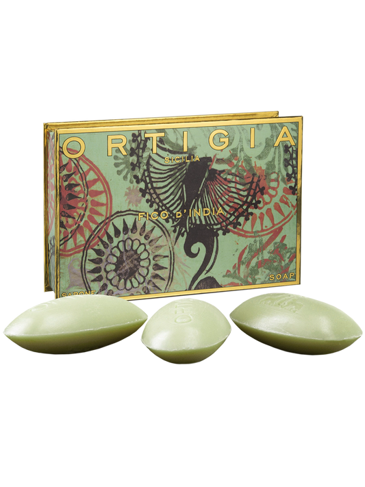 Ortigia Sicilia Fico d’India Olive Oil Soap Large Box (3 x 100g)
