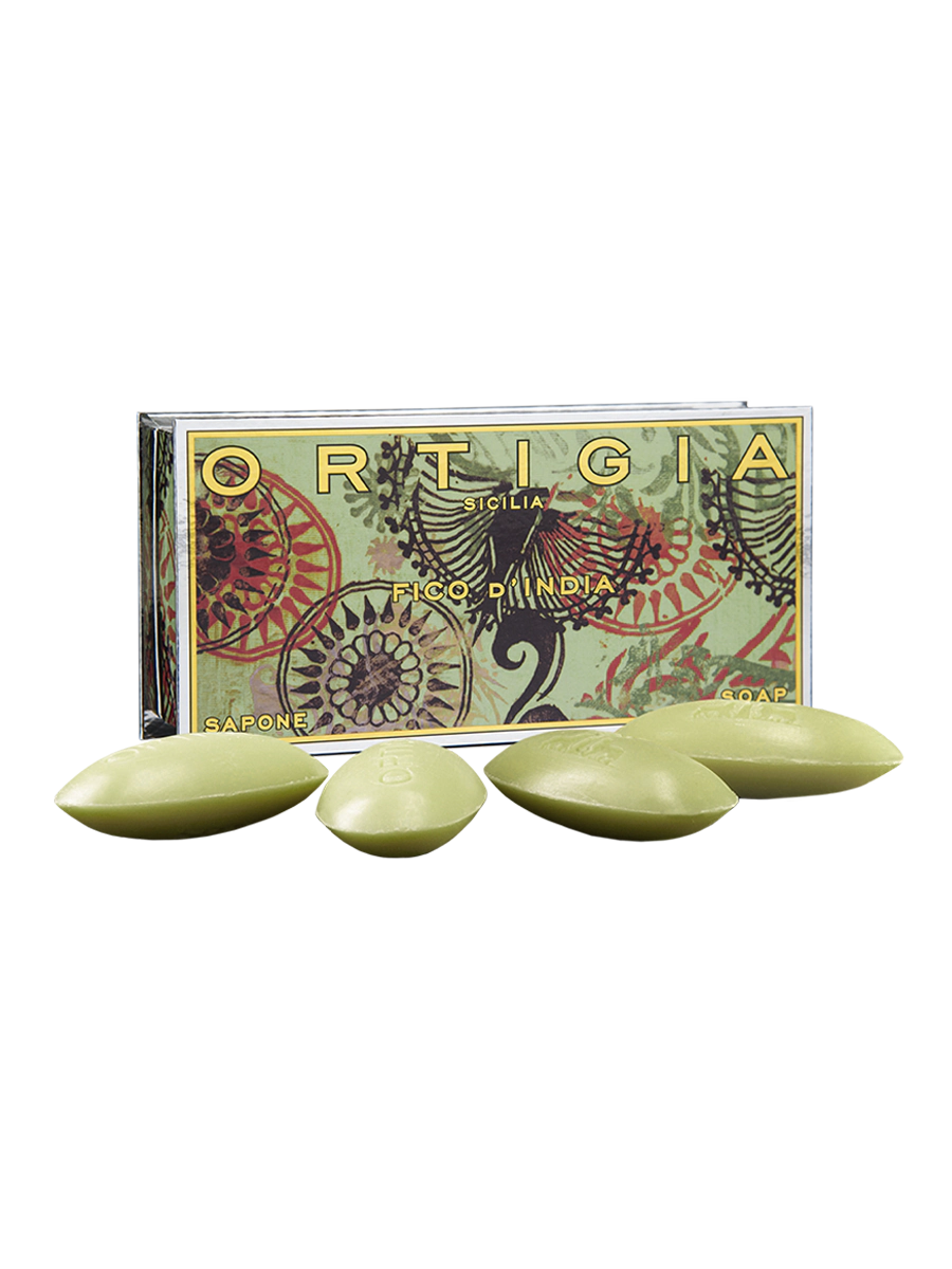 Ortigia Sicilia Fico d'India Olive Oil Soap Small Box 40g x 4