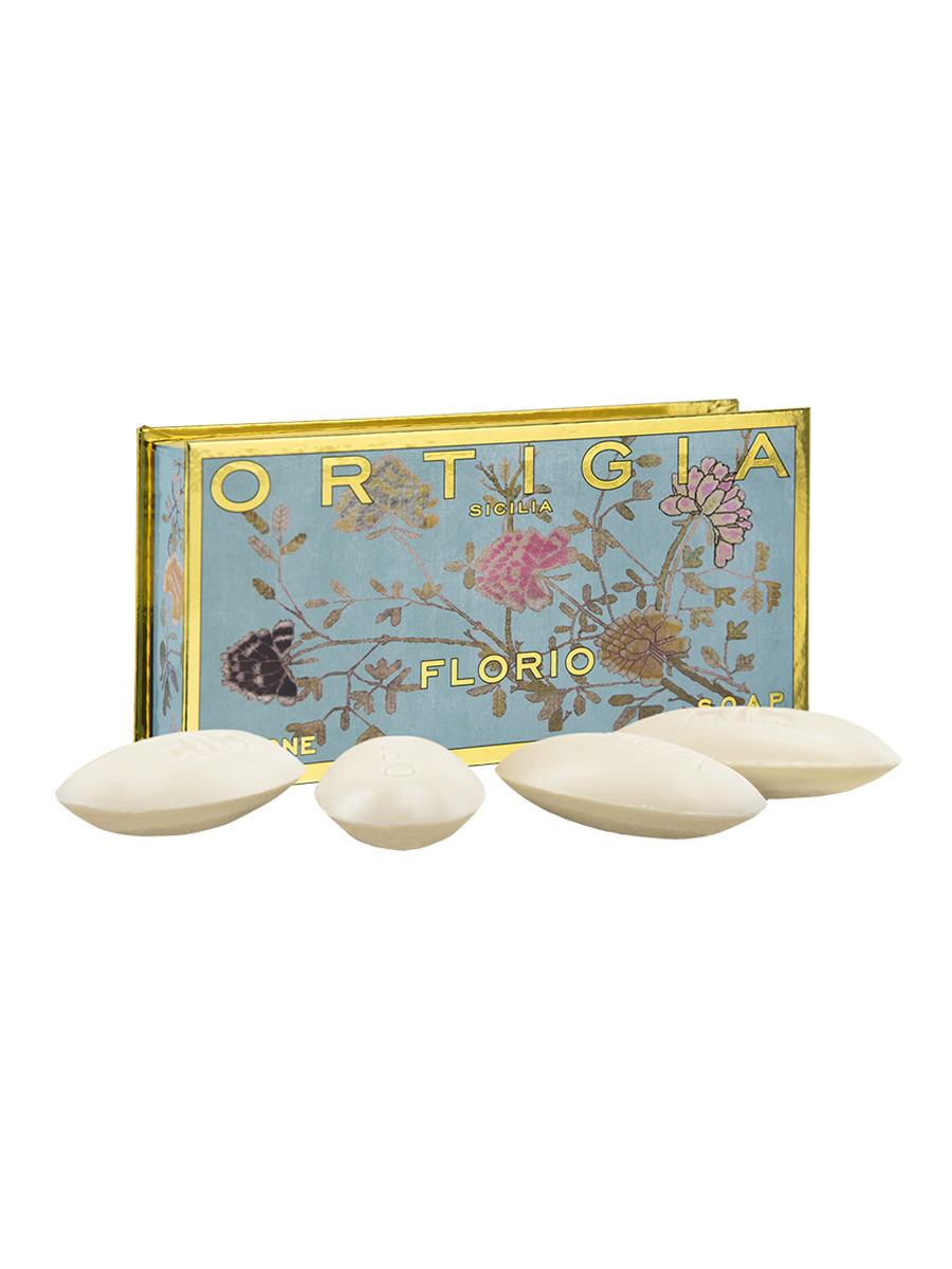 Ortigia Sicilia Florio Olive Oil Soap Small Box 40g x 4