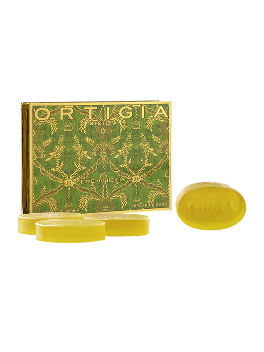 Ortigia Sicilia Lime di Sicilia Glycerine Soap Small Box 40g x 4