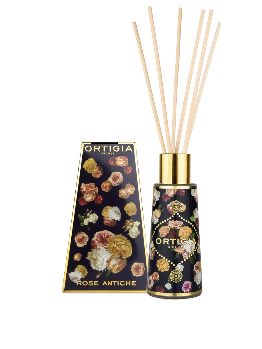 Ortigia Sicilia Rose Antiche Decorated Diffuser 200ml