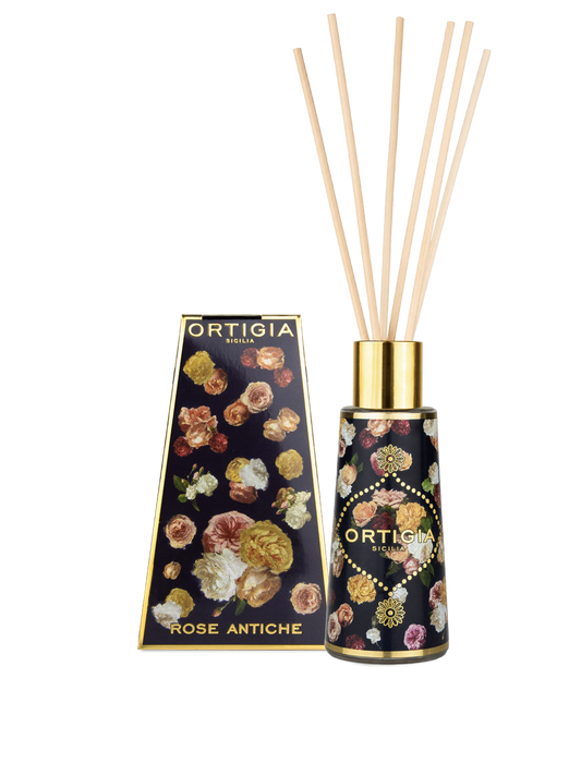 Ortigia Sicilia Rose Antiche Decorated Diffuser 200ml
