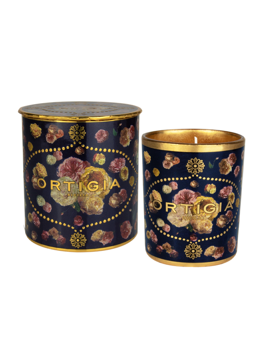Ortigia Sicilia Rose Antiche Decorated Candle 150g