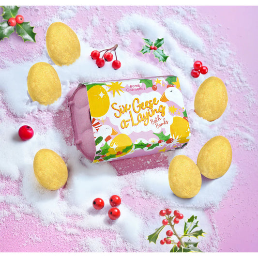 Bomb Cosmetics 6 Geese A-Laying Golden Eggs Gift Pack