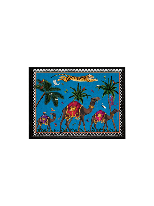 Ortigia Sicilia Mini Tray Flying Tiger Blue (17x13cm)