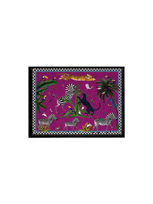 Ortigia Sicilia Mini Tray Flying Tiger Pink Cardinale (17x13cm)