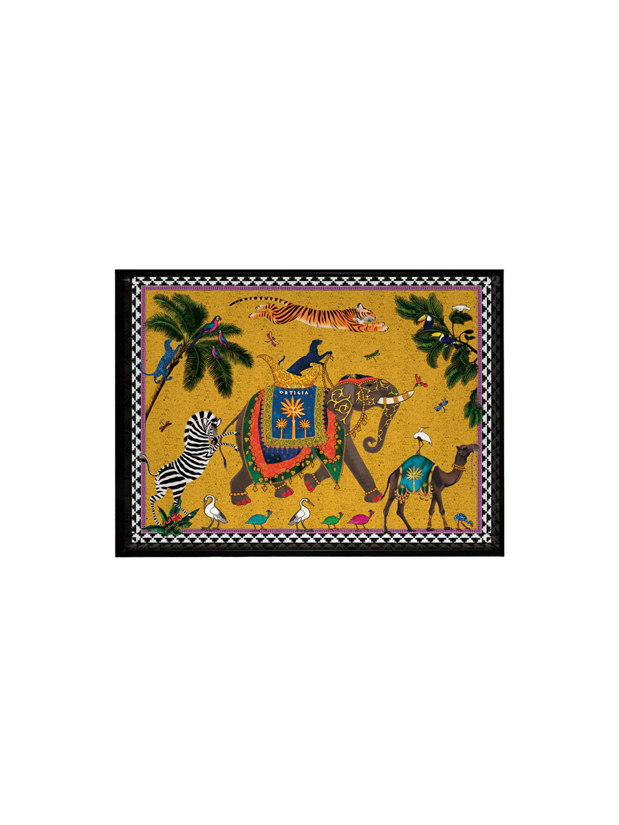 Ortigia Sicilia Mini Tray Flying Tiger Sahara (17x13cm)