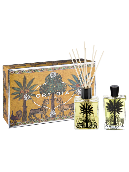 Ortigia Sicilia Zagara Casa Box – Diffuser 200ml & Room Essence 100ml Gift Set