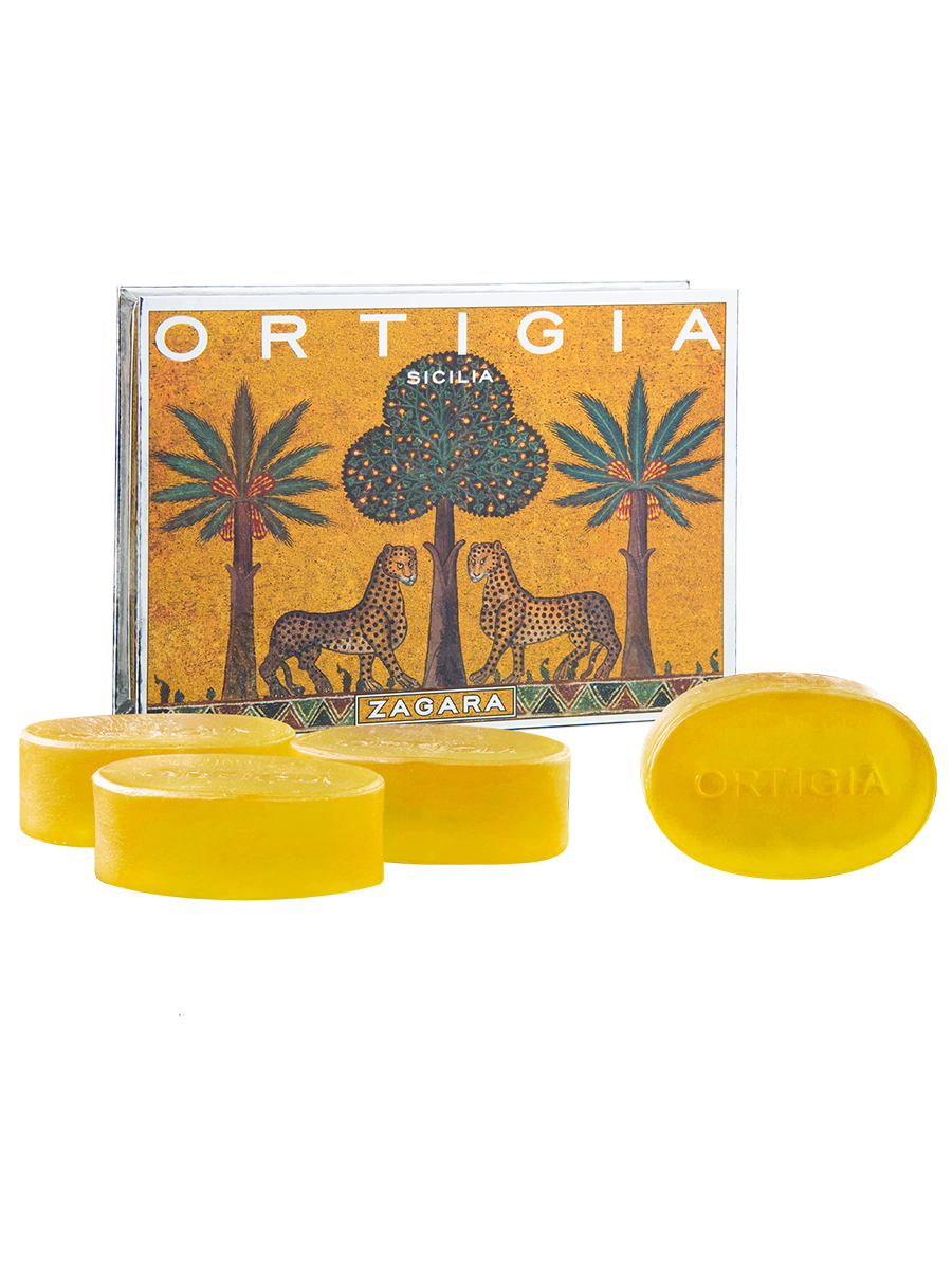 Ortigia Sicilia Zagara Glycerine Soap Large Box (4 x 100g)