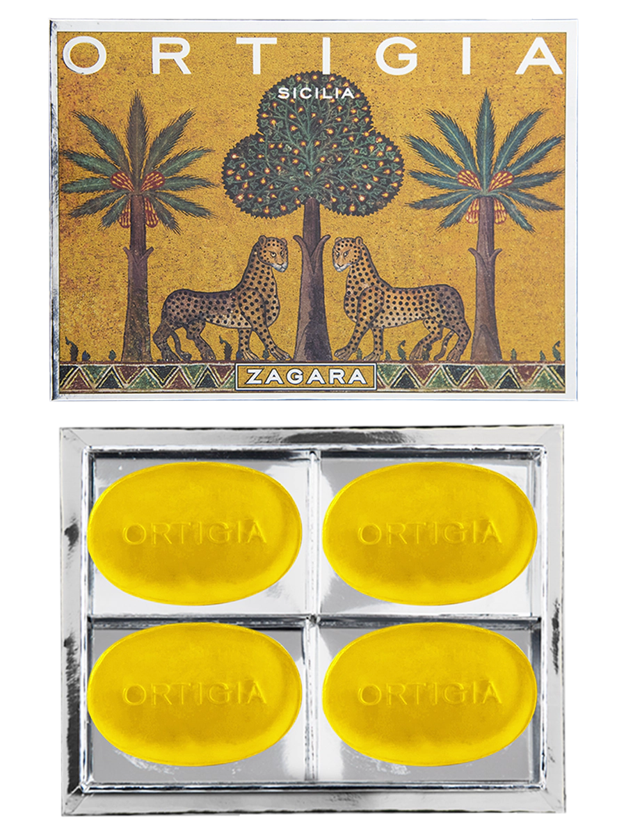 Ortigia Sicilia Zagara Glycerine Soap Large Box (4 x 100g)