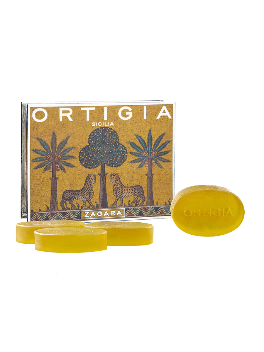 Ortigia Sicilia Zagara Glycerine Soap Small Box 40g x 4